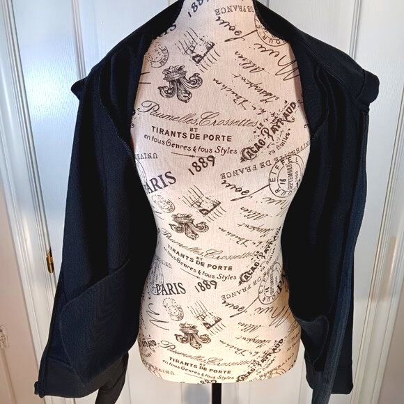 Gap Black Full Zip Hoodie Sweatshirt Athleisure Women's Size Large S NWOT - Picture 4 of 14